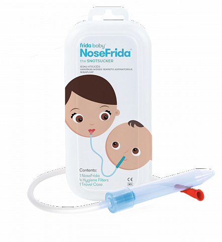 NoseFrida детский назальный  аспиратор в пластиковом контейнере