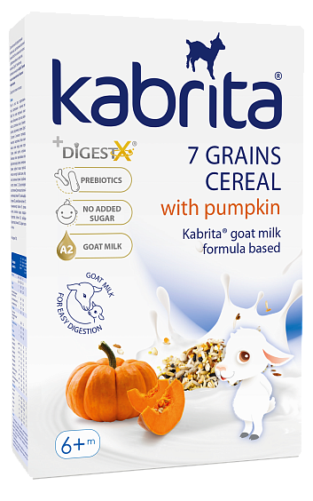 Kabrita<r></r> 7 graudu piena putra ar ķirbi
