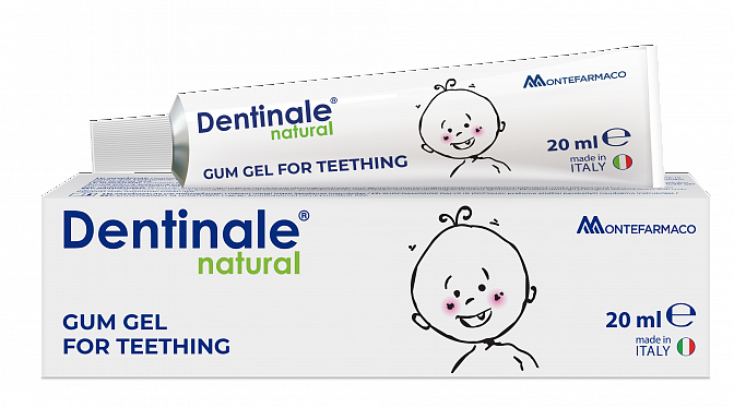 Dentinale natural. Smaganu gels bērniem zobu nākšanas laikā, 20 ml
