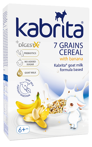 Каша Kabrita® 7 злаков на молочной смеси с бананом